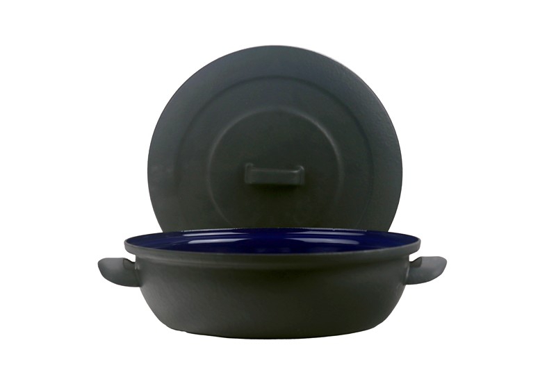 Smaltovaná zapékací mísa s poklicí ø 28 cm - 4.4 l - BSE | BELIS