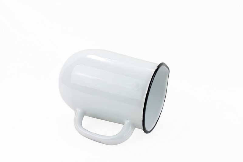 Smaltovaný džbán ø 11,5 cm – 2,5 l biely