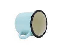 Smaltovaný hrnek ø 8 cm - 0.35 l tyrkysový