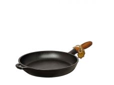 Litinová pánev ø 24 cm s dřevěným držadlem - Litina | MAYSTERNYA