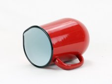 Smaltovaný džbán ø 11.5 cm - 2.5 l červený