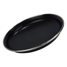 Smaltovaná pokrievka ø 18 cm – LUX čierna | BELIS