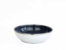 Smaltovaná miska ø 18 cm - 0.8 l malá PREMIUM bílý | BELIS