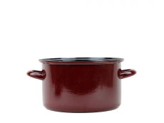 Smaltovaný hrnec ø 18 cm - 2.6 l - STANDARD BORDO | BELIS