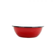 Smaltovaná miska ø 19 cm - 1.5 l červená