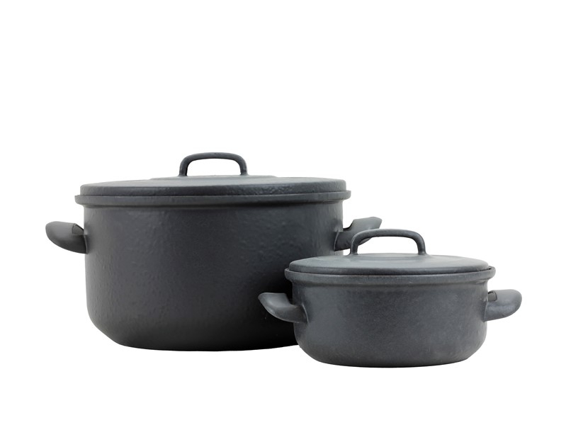 Smaltovaný hrnec s poklicí ø 18 cm - 2.2 l - BSE | BELIS - 2 jakost