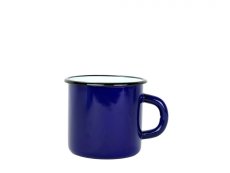 Smaltovaný hrnek ø 8 cm - 0.35 l námořnicko modrý