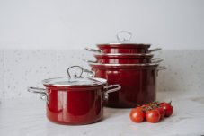 Smaltovaná sada nádobí 8-dílná - ECO-CERAMIC | BELIS