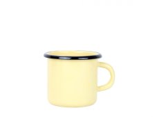 Smaltovaný hrnek ø 8 cm - 0.35 l krémový