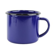 Smaltovaný hrnek ø 8 cm - 0.35 l modrý | BELIS