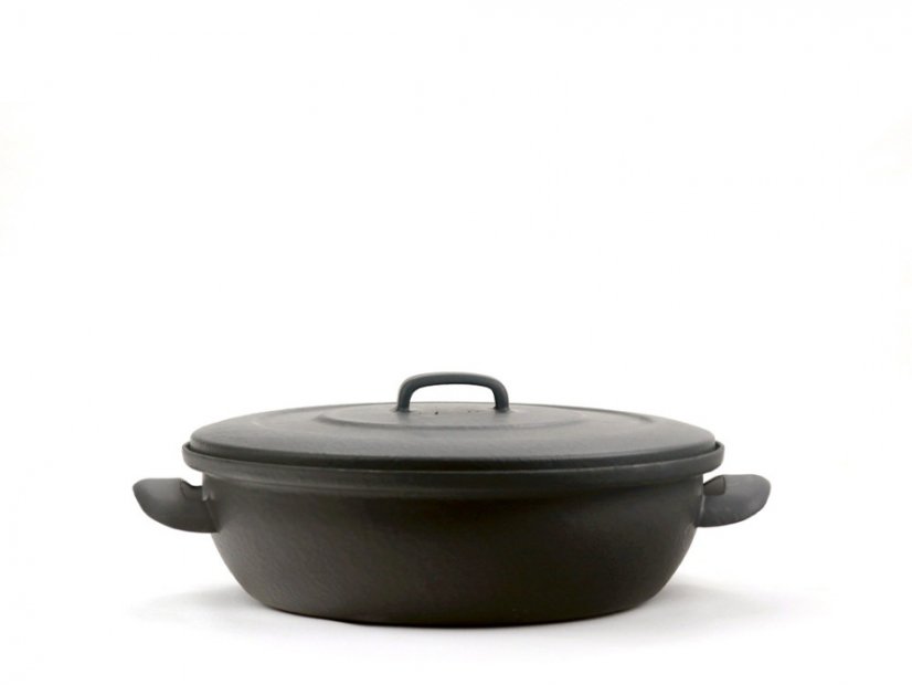 Smaltovaná zapékací mísa s poklicí ø 28 cm - 4.4 l - BSE | BELIS