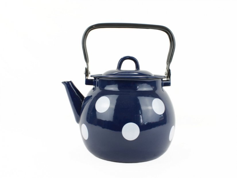 Smaltovaný čajník - 3.5 l modrý