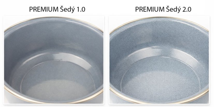 Smaltovaná pánev ø 24 cm - PREMIUM šedý 2.0 | BELIS