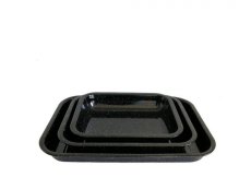 Smaltovaný pečící plech 34x26x5 cm