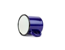 Smaltovaný hrnek ø 8 cm - 0.35 l námořnicko modrý