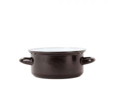 Smaltovaný rendlík ø 24 cm - 4.5 l - STANDARD hnědý | SFINX