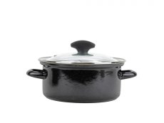 Smaltovaný rendlík se skleněnou poklicí ø 24 cm - 4.5 l - STANDARD PLUS | BELIS