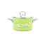 Smaltovaný hrnec s poklicí ø 16 cm - 2 l - DAISY | BELIS