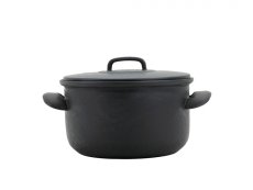 Smaltovaný hrnec s poklicí ø 18 cm - 2.2 l - BSE | BELIS - 2 jakost