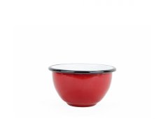 Smaltovaná miska ø 11 cm - 0.35 l červená