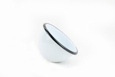 Smaltovaná miska ø 11 cm - 0.35 l bílá