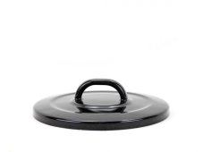 Smaltovaná poklice ø 24 cm - STANDARD černý | SFINX - 2 jakost