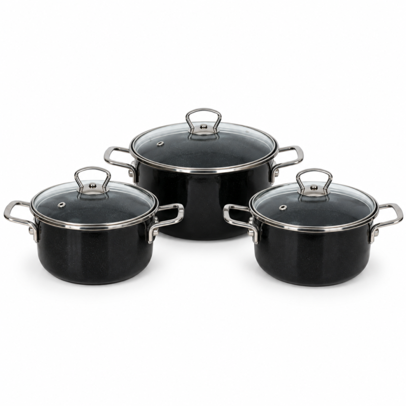 Súprava riadu 6-dielna | Premium Black