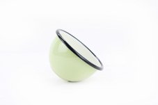 Smaltovaná miska ø 11 cm - 0.35 l limetková