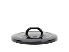 Smaltovaná poklice ø 16 cm - STANDARD černý | SFINX