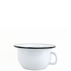 Smaltovaný nočník ø 23 cm bílý