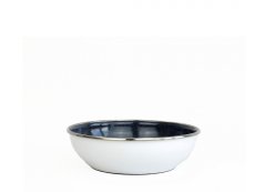 Smaltovaná miska ø 18 cm - 0.8 l malá PREMIUM bílý | BELIS