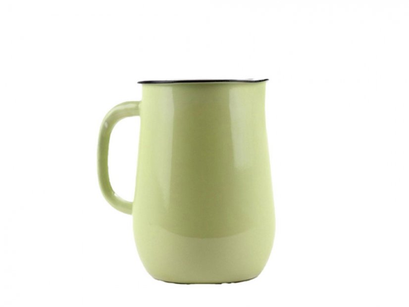 Smaltovaný džbán ø 11.5 cm - 2.5 l limetkový