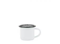 Smaltovaný hrnek ø 5 cm - 0.14 l bílý