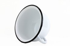 Smaltovaný nočník ø 23 cm bílý