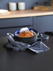 Smaltovaný rendlík s poklicí a dřeveným držadlem ø 16 cm - 1.25 l štýlák - BSE | BELIS