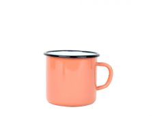Smaltovaný hrnek ø 8 cm - 0.35 l korálový