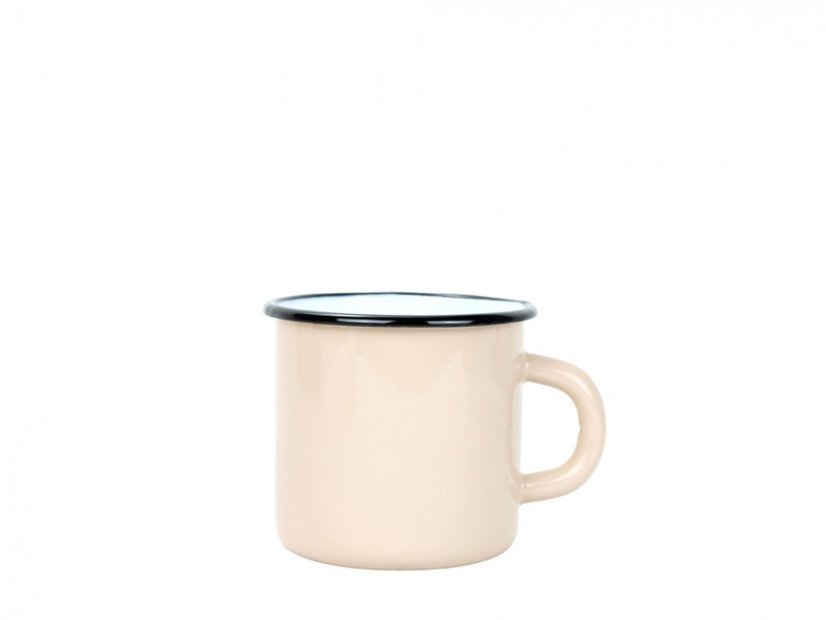 Smaltovaný hrnek ø 7 cm - 0.25 l starorůžový