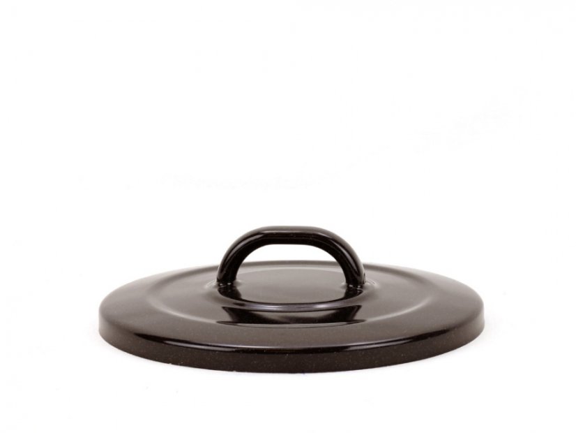Smaltovaná pokrievka ø 28 cm – STANDARD hnedá | SFINX