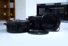 Smaltovaná poklice 32 cm - GASTRO | BELIS