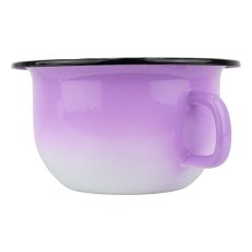 Smaltovaný nočník ø 23 cm ombré fialový