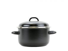 Smaltovaný hrniec s pokrievkou ø 16 cm – 1,5 l – LUX | BELIS