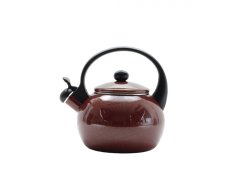 Smaltovaný čajník - 2.2 l bordo metal - Kamille