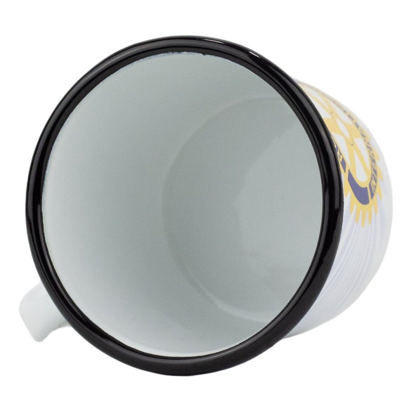 Smaltovaný hrnek ø 8 cm - 0.35 l bílý ROTARY