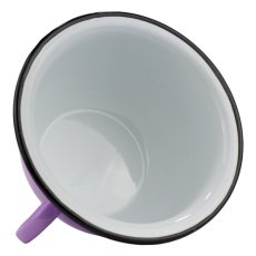 Smaltovaný nočník ø 23 cm ombré fialový