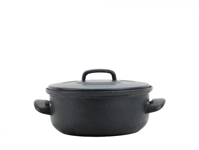 Smaltovaný rendlík s poklicí ø 18 cm - 1.8 l - BSE | BELIS