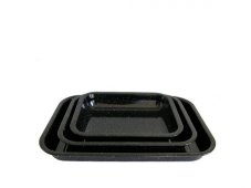 Smaltovaný pečící plech 34x26x5 cm