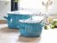 Smaltovaný hrnec se skleněnou poklicí ø 24 cm - 6,1 l - FLOWER | BELIS