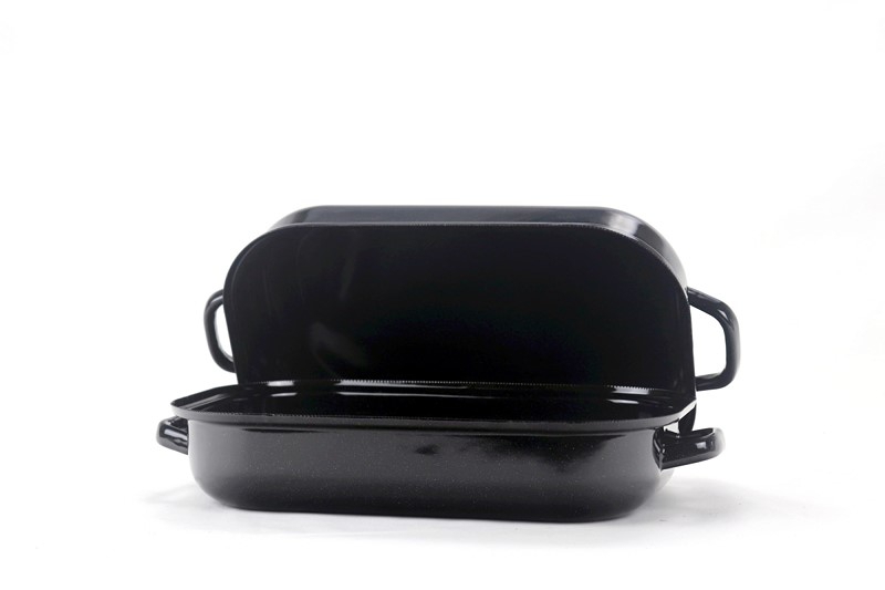 Smaltovaný dvoupekáč rovný 35x22.5 cm - 5.5 l - PEKÁČE | SFINX - 2 jakost