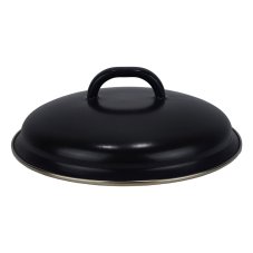 Smaltovaná pokrievka ø 20 cm – LUX čierna | BELIS