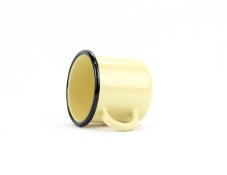 Smaltovaný hrnek ø 8 cm - 0.35 l krémový